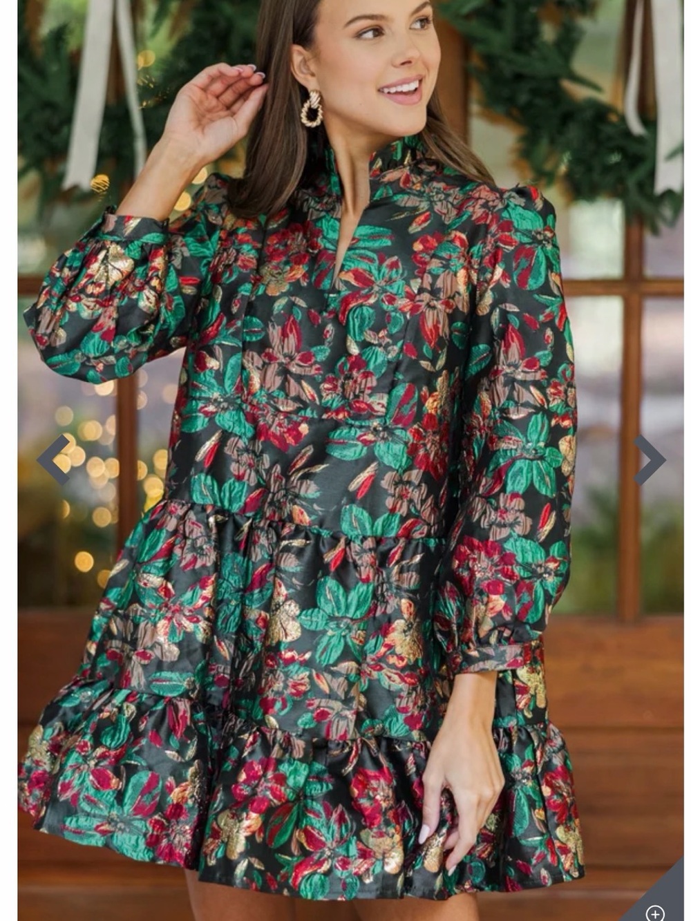 NWOT shop the mint brocade dress